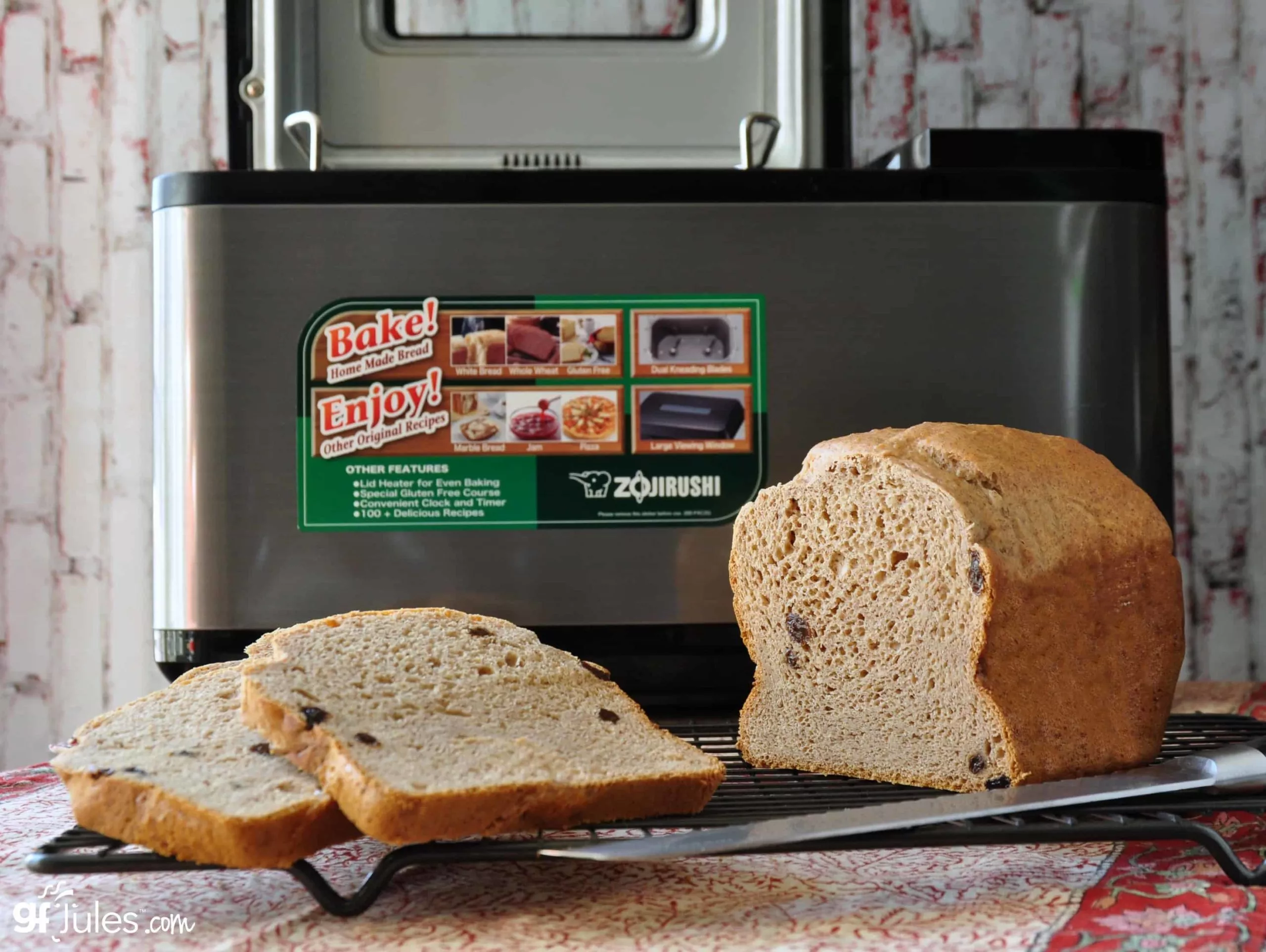 Gluten-Free Bread in a toaster oven